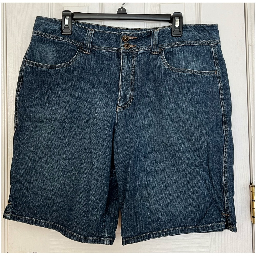 Faded Glory denim bermuda shorts